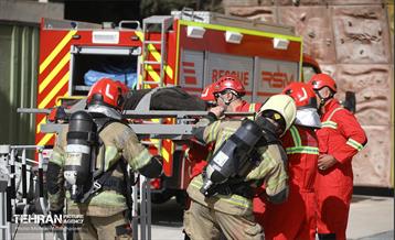 بازدید رییس مدیریت بحران کشور از مرکز آموزش آتش‌نشانی شهرداری تهران 34