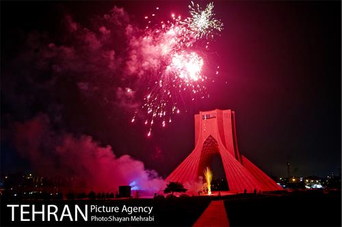 جشن نور نیمه شعبان در میدان آزادی 6