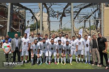 دیدار پیشکسوتان استقلال و پرسپولیس و اصحاب رسانه 24