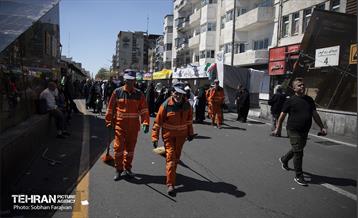 خدمات شهرداری تهران در پایان روز قدس 10