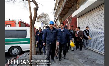 جهاد مدیران شهر تهران در میدان پلاسکو 5