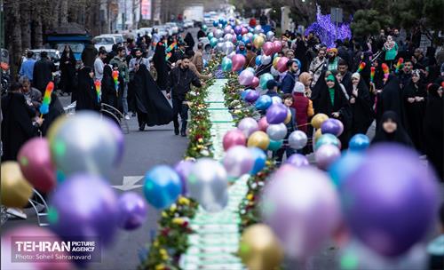 جشن تولد امام حسن (ع) در بلوار کشاورز 7