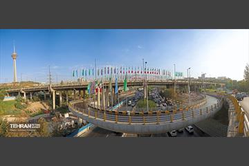 بهره‌برداری از دوربرگردان غیرهمسطح شمال به شمال بزرگراه چمران 5