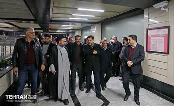 تست گرم بخش میانی خط ۶ مترو تهران 6