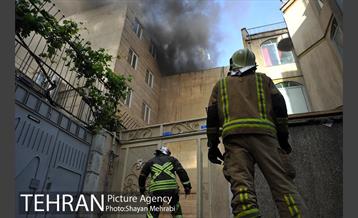 آتش سوزی پاساژ مهستان-2 5