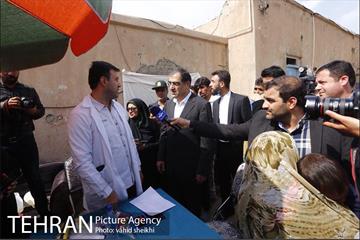 بازدید وزیر بهداشت و سرپرست شهرداری تهران از کوره پز خانه 7
