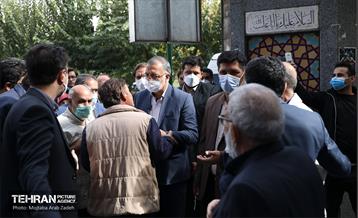 حضور شهردار تهران در مسجد علی ابن الحسین(ع) منطقه 14