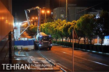 سرپرست شهرداری تهران و رئیس مرکز ارتباطات و امور بین الملل شهرداری تهران در بازدید از فعالیت‌های شبانه شهرداری و زندگی شبانه مردم تهران 57