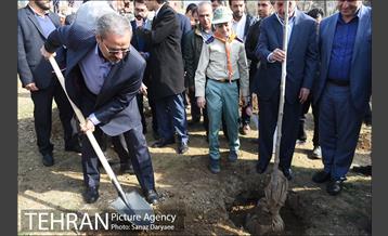 آیین درختکاری با حضور دکتر بطحایی وزیر محترم آموزش و پرورش 18