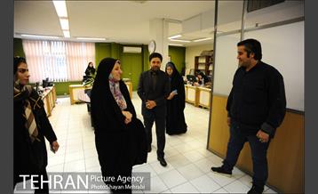 حضور زهرا نژاد بهرام در مرکز ارتباطات شهرداری تهران 28