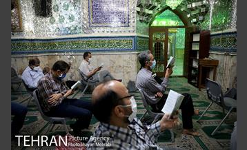 مراسم دعای عرفه در امامزاده زید(ع) بازار 20