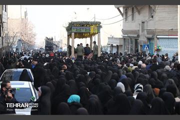 تشییع پیکر شهید مدافع حرم سعید علیدادی 19