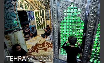 احیای شب بیست و یکم ماه مبارک رمضان در امامزادگان عینعلی و زینعلی(ع) 11