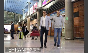 استقبال از علی رضا فغانی داور مسابقات جام کنفدراسیون ها