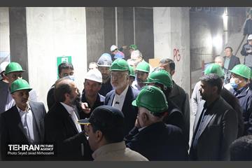 بازدید از دو ایستگاه مهم مترو 7