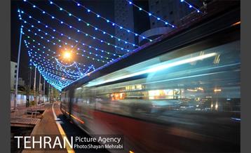 تونل نوری از میدان ونک تا بلوار میرداماد 7