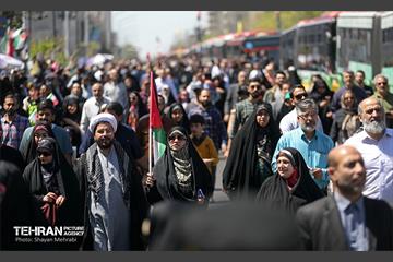 راهپیمایی روز قدس در پایتخت - 3 8
