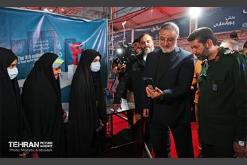 بازدید شهردار تهران از چهارمین رویداد سراسری تولید محتوای دیجیتال بسیج 16