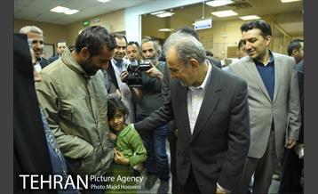 بازدید شهردار تهران و وزیر بهداشت از مراکز پزشکی و درمانی شهر 3