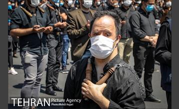 کاروان عزاداری خودرویی شهربانان و معبربانان بسیجی منطقه ۲