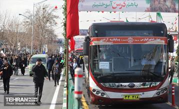 خدمات شهرداری تهران در پایان راهپیمایی ۲۲ بهمن 23