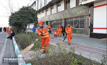 خدمات شهرداری تهران در پایان راهپیمایی ۲۲ بهمن - ۱ 14