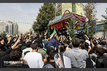 تشییع پیکر شهید اسماعیل هنیه در تهران - 2 13