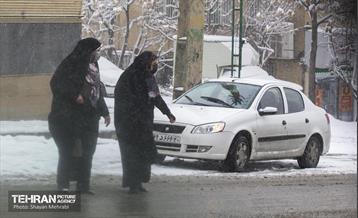 بارش برف زمستانی در تهران 2