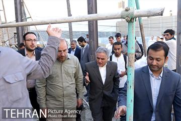 بازدید شهردار تهران از روند بازسازی و مرمت خانه باغ اتحادیه 4