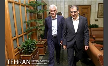 دیدار وزیر بهداشت، درمان و آموزش پزشکی با مهندس افشانی شهردار تهران 2