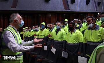 مراسم تجلیل از کارگران نمونه شهرداری تهران 5