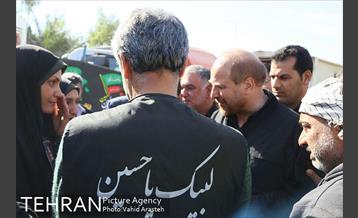 بازدید دکتر قالیباف از موکب جنت الزهرا (س) در کربلا 3