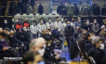 تشییع دو شهید گمنام دفاع مقدس در وزارت ورزش و جوانان 8