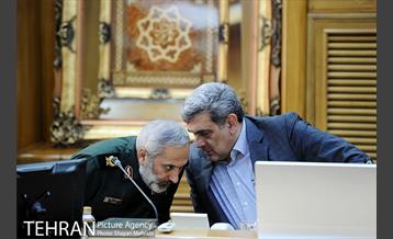 دیدار فرمانده سپاه محمد رسول الله تهران با شهردار تهران 30