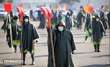 مانور برف روبی شهرداری منطقه 20