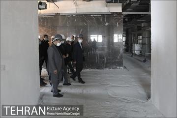 بازدید فتاح رئیس بنیاد مستضعفان از ساختمان پلاسکو 9