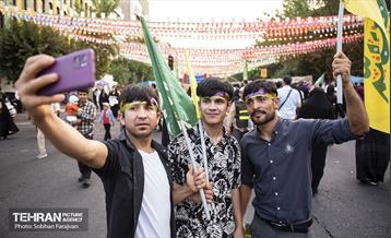 مهمانی ۱۰ کیلومتری عید غدیر در تهران - 2 35