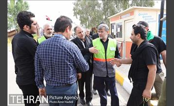 بازدید رییس ستاد اربعین شهرداری تهران از مرکز اسکان خادمین حسین 4