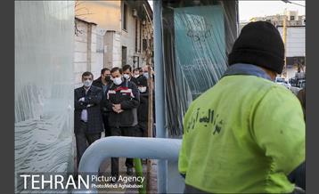 بازدید شهردار منطقه هشت از پروزه های کوچک مقیاس محله مجیدیه 8