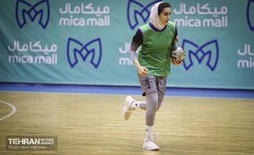 تمرین تیم ملی هندبال زنان ایران 7