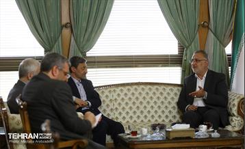 دیدار رئیس بنیاد مستضعفان با شهردار تهران