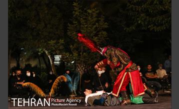 اجرای تعزیه در پهنه رودکی، گذر استاد شهریار 7