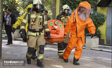 مانور انتشار مواد شیمیایی در منطقه۷