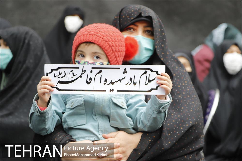 عزاداری ایام سوگواری حضرت زهرا سلام الله در محلات منطقه ۱۶