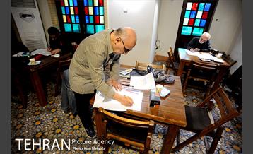 کارگاه کاریکاتور با موضوع درختکاری 2