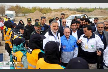 مانور تمرین اسکان اضطراری کلانشهر تهران 12