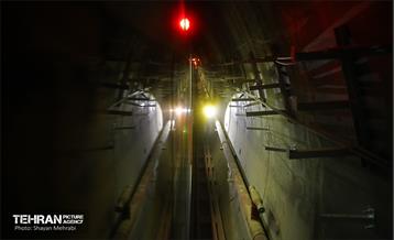 تست گرم بخش شمالی خط ۶ مترو تهران 20