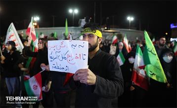 اجتماع مردم تهران در قدردانی از همراهی حزب الله لبنان 24