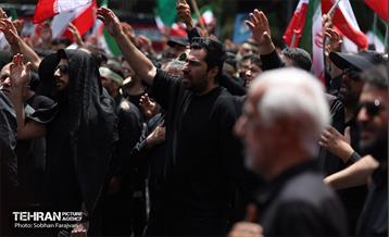 دسته عزاداری دانشگاه امام صادق(ع) در ظهر عاشورا 14