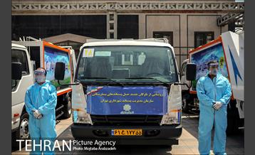 رونمایی از ناوگان حمل پسماندهای بیمارستانی 4